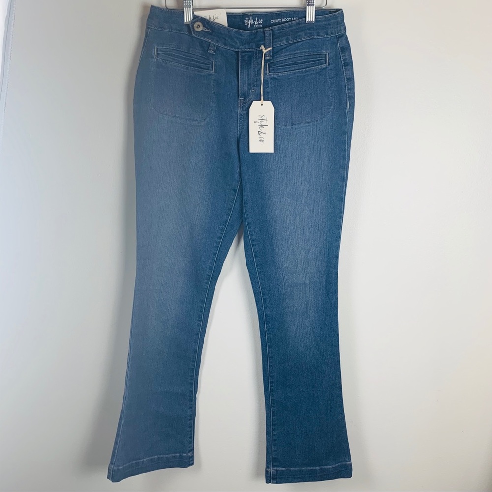 Style & Co Curvy Bootleg Jean.